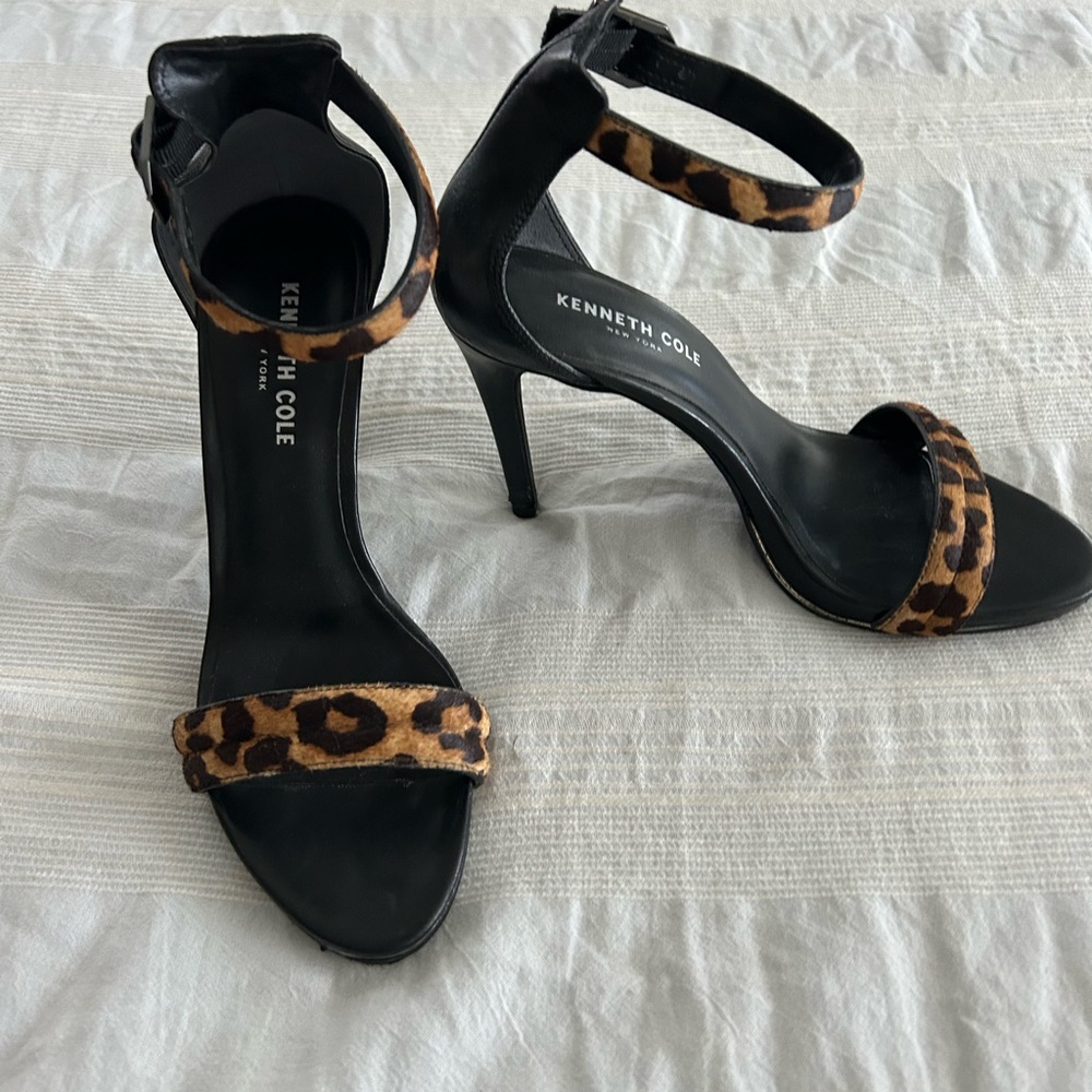 Kenneth Cole Leopard heels